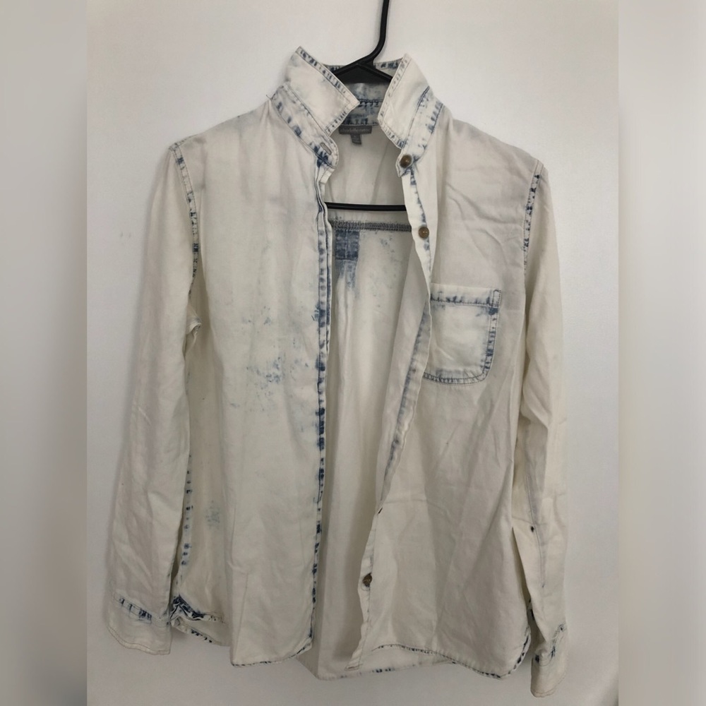 Washed Denim Buttondown Shirt